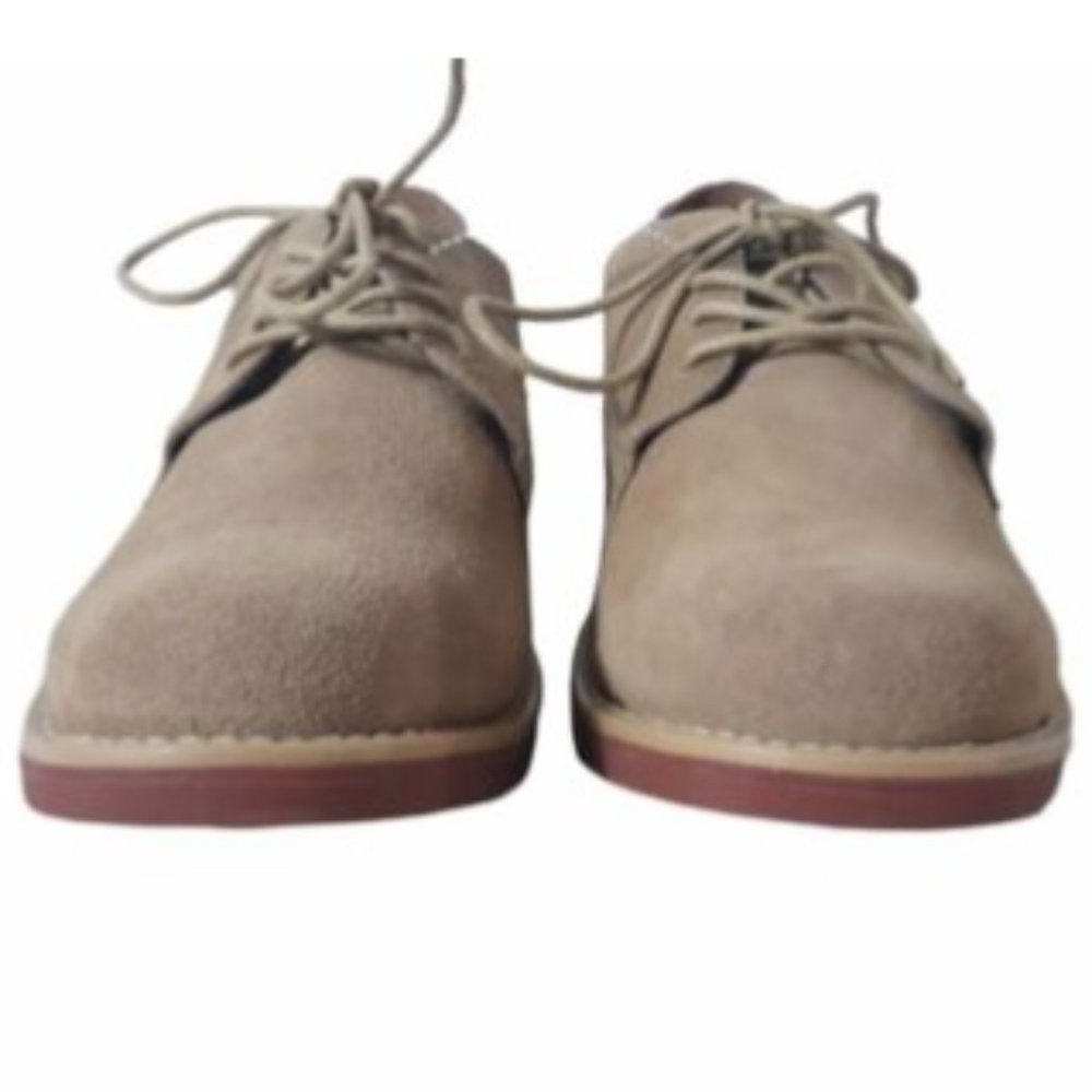 Classroom School Uniform Oxford Shoes Youth Size 9.5 Tan Lace up "Bucky" - Picture 3 of 10